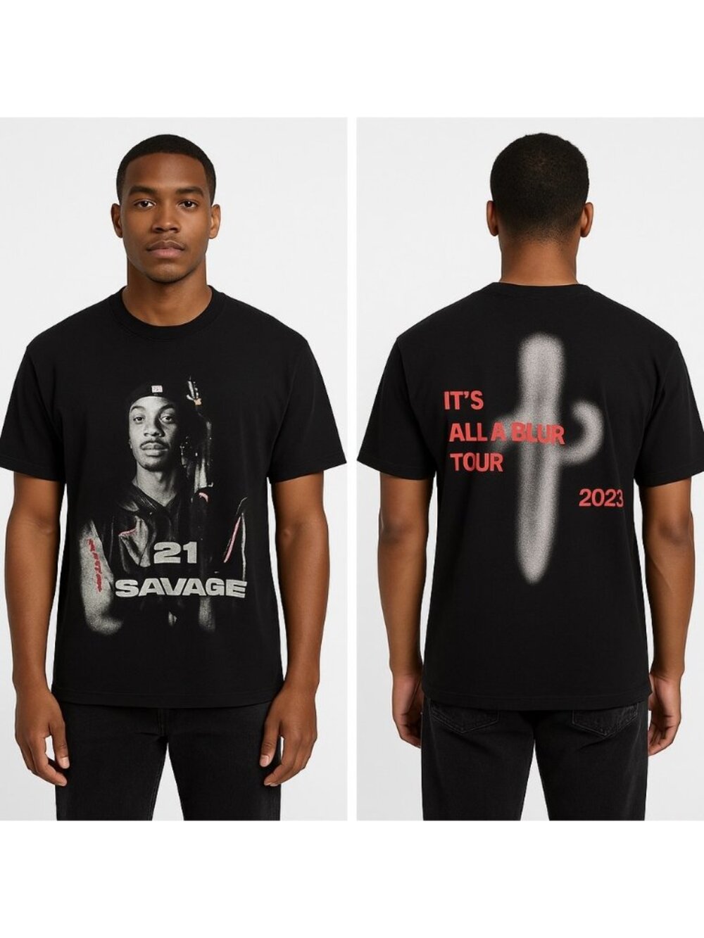 Drake It’s All A Blur Black 2023 Concert T Shirt